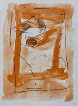 石版画 Ràfols Casamada - Composition 53
