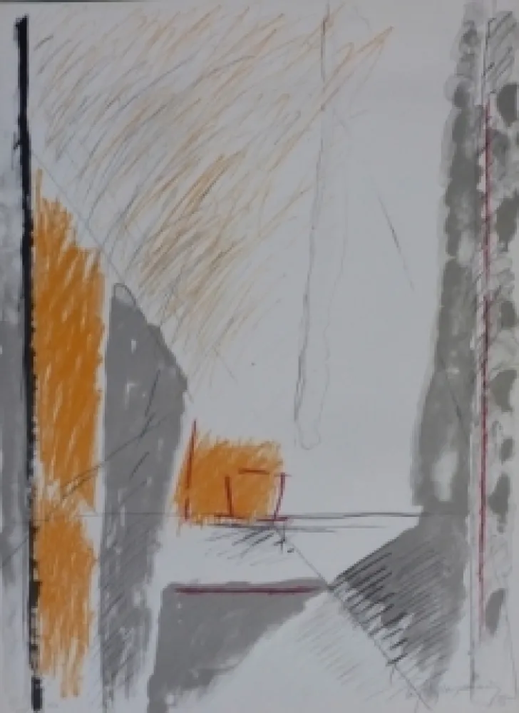 石版画 Ràfols Casamada - Composition 60