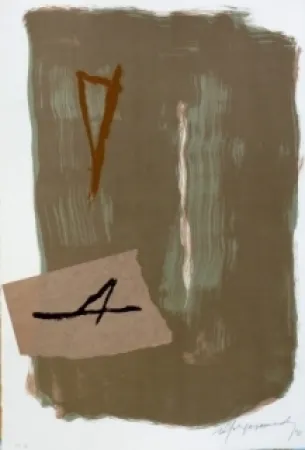 石版画 Ràfols Casamada - Composition 8