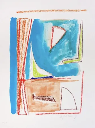 石版画 Ràfols Casamada - Estructures 2