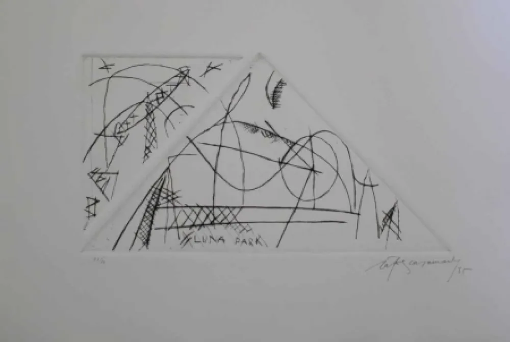 版画 Ràfols Casamada - Luna Park 1