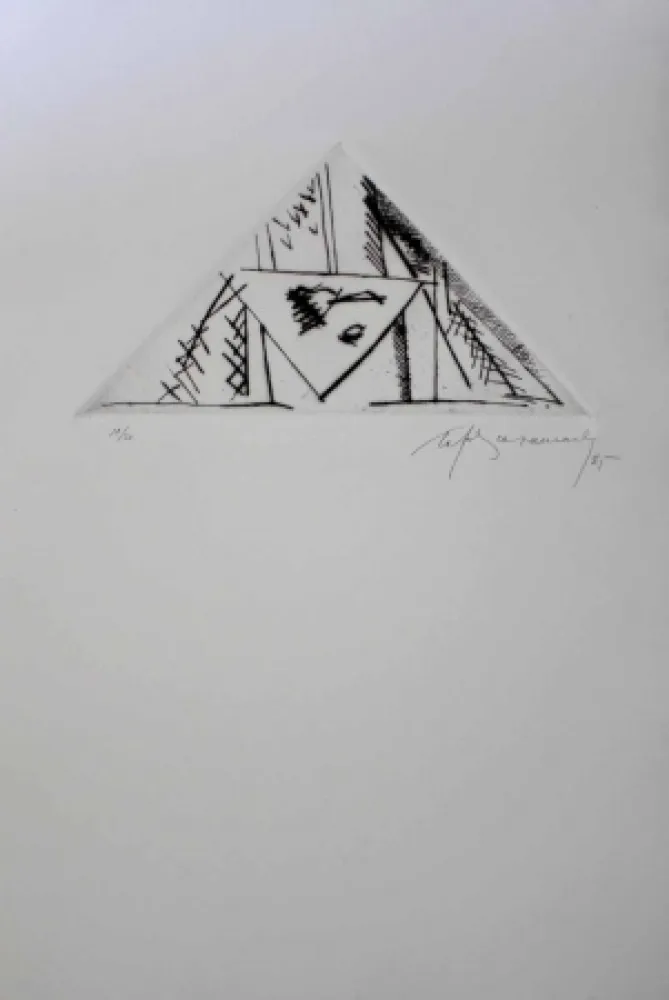 版画 Ràfols Casamada - Luna Park 2