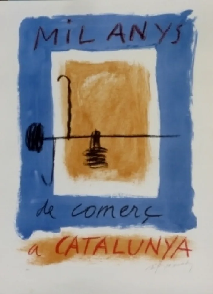 石版画 Ràfols Casamada - Mil Anys de comerc a CATALUNYA