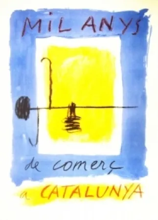 石版画 Ràfols Casamada - Mil Anys de comerc a CATALUNYA 