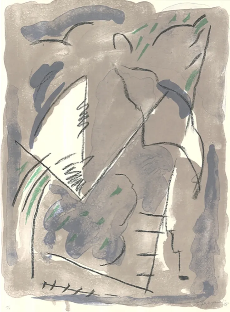 石版画 Ràfols Casamada - Parc-1