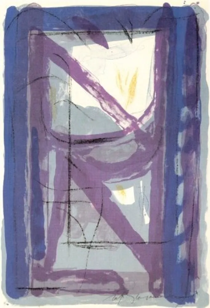 石版画 Ràfols Casamada - Portfolio 12th Anniversary of Galeria Joan Prats