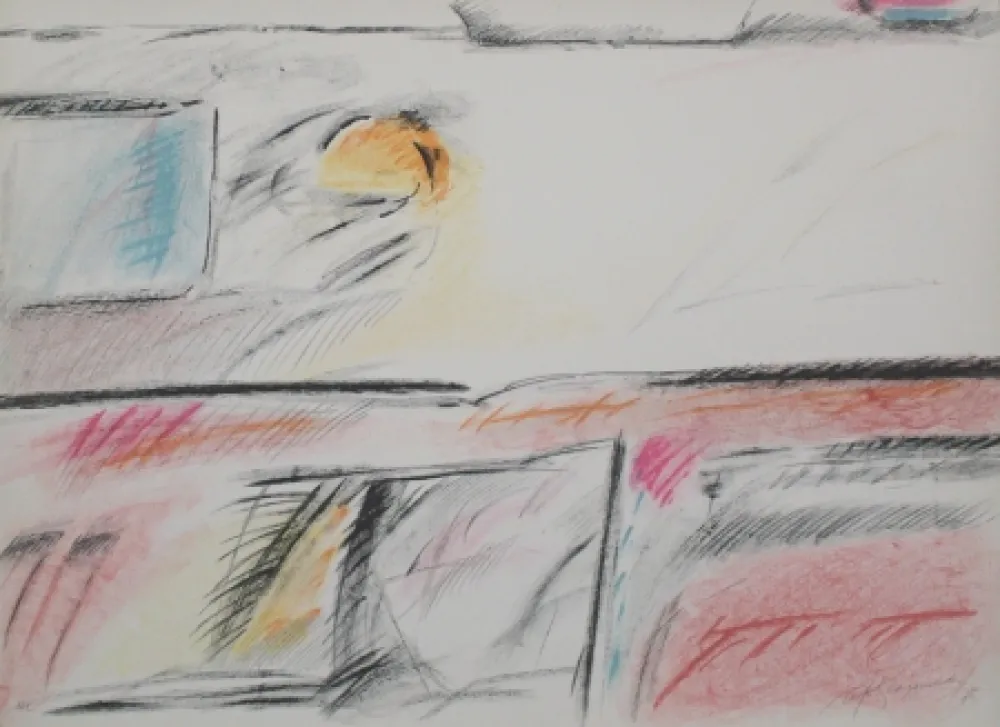 石版画 Ràfols Casamada - RC-8