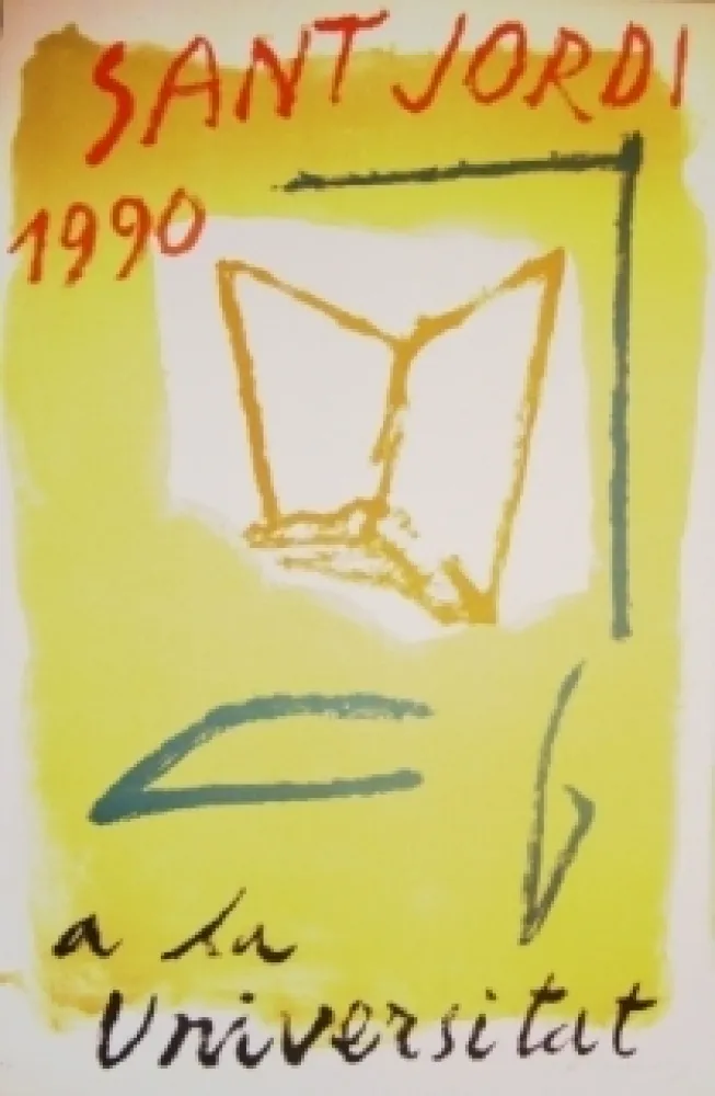 石版画 Ràfols Casamada - Saint Jordi 1990 