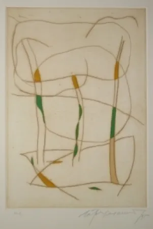 蚀刻飞尘法 Ràfols Casamada - Sans titre 15