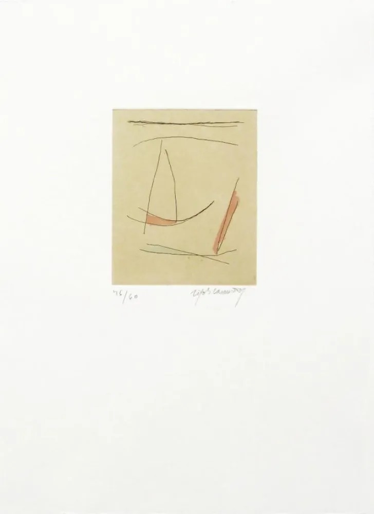 版画 Ràfols Casamada - Signe i colors