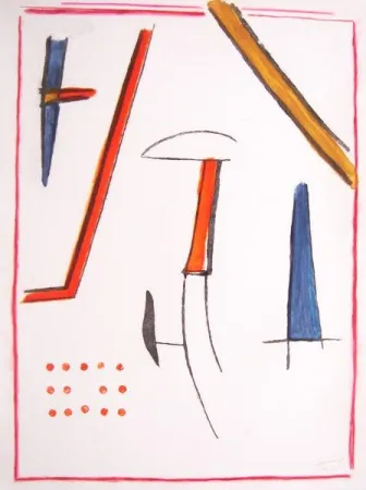 版画 Ràfols Casamada - Signes gran