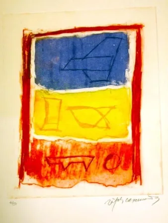 蚀刻版画 Ràfols Casamada - S/T