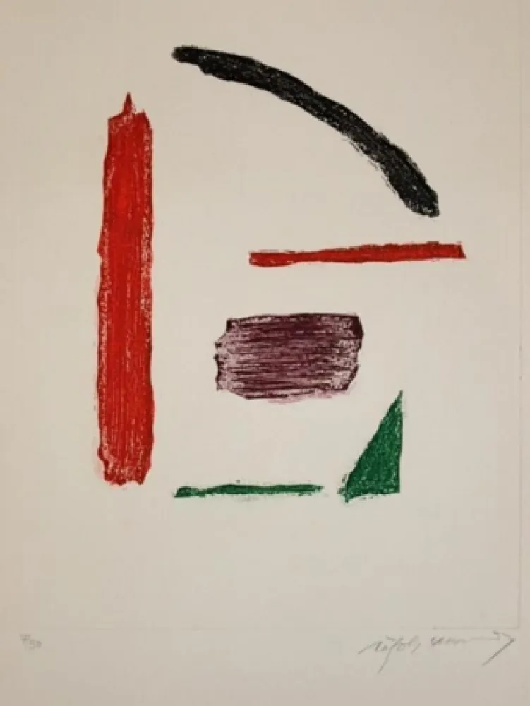 蚀刻版画 Ràfols Casamada - S/T