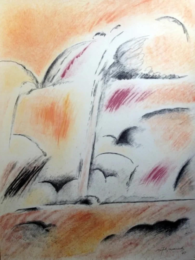 石版画 Ràfols Casamada - S/T