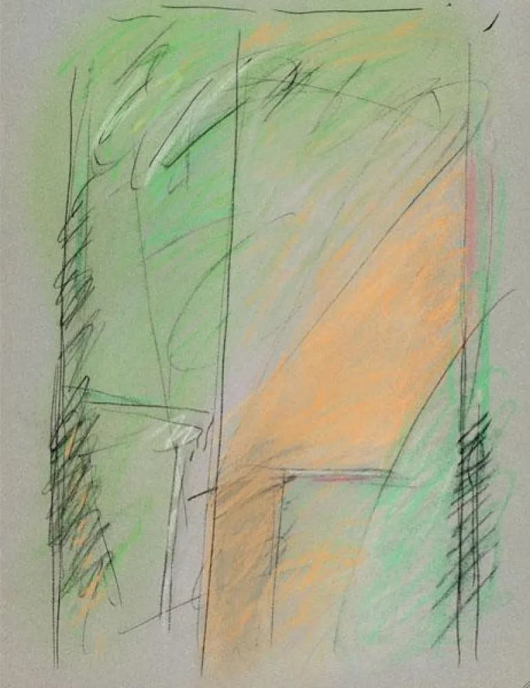 版画 Ràfols Casamada - Verd gran