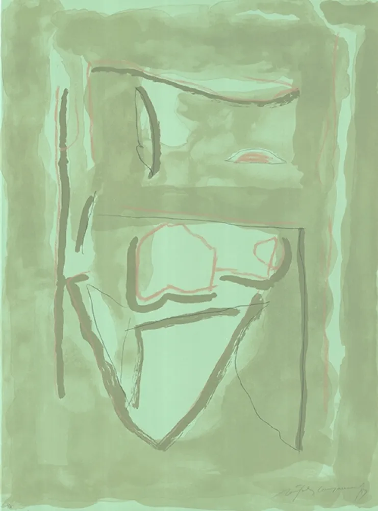 石版画 Ràfols Casamada - Xipre-2