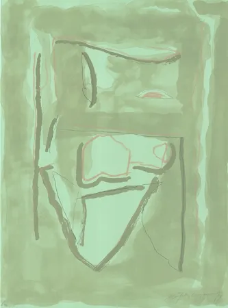 石版画 Ràfols Casamada - Xipre-2