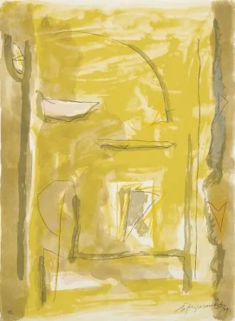 石版画 Ràfols Casamada - Xipre-4	 