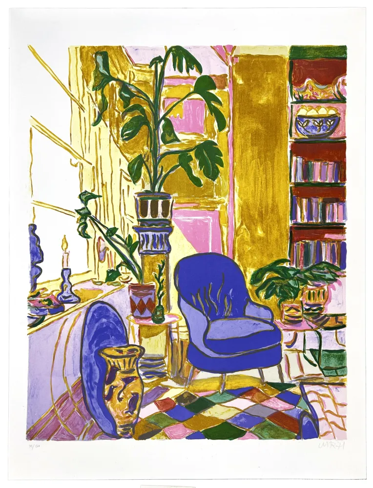 石版画 Rafte Hein - Sans Titre 1