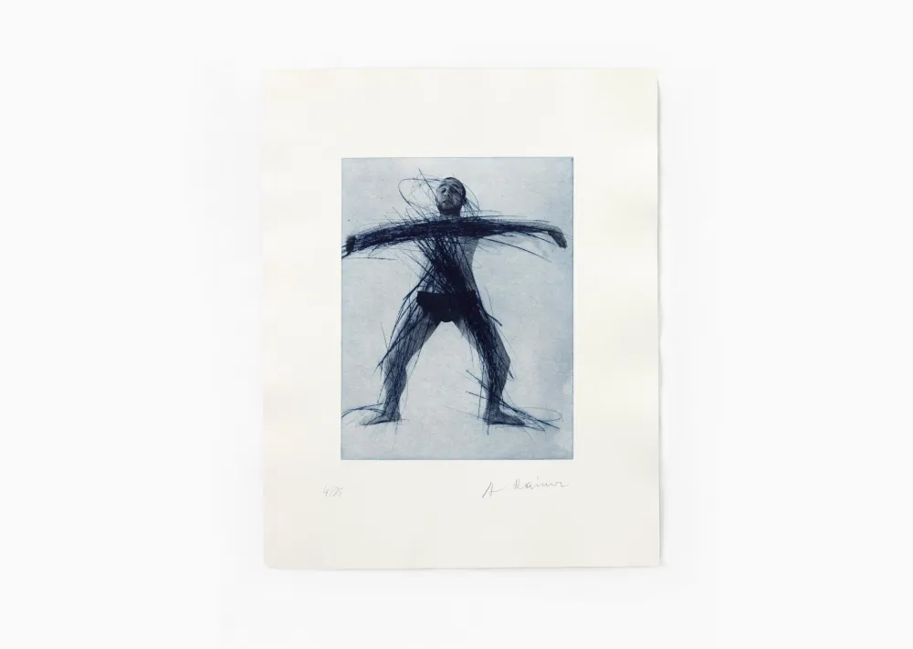 版画 Rainer - Gleitflug