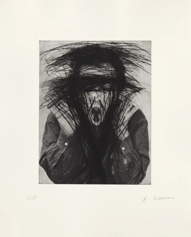 版画 Rainer - Mundöffner