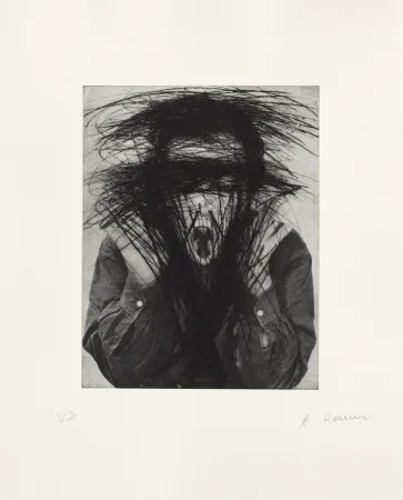 版画 Rainer - Mundöffner