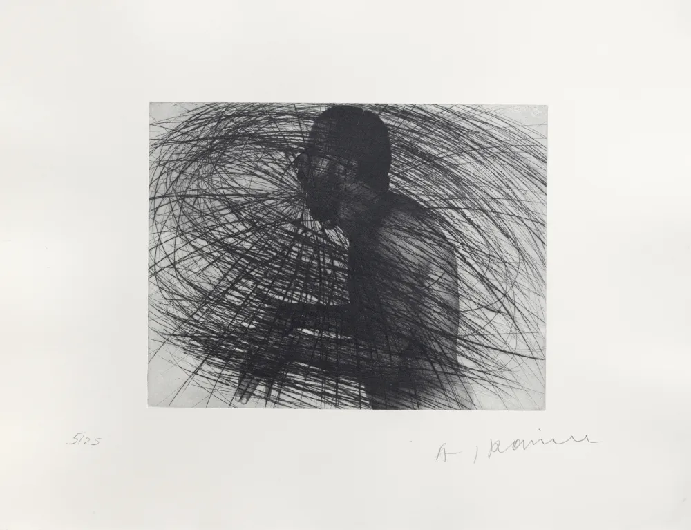 版画 Rainer - Schrei