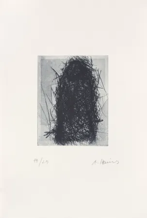 版画 Rainer - Überdeckte Selbstdarstellung (Körperpose)