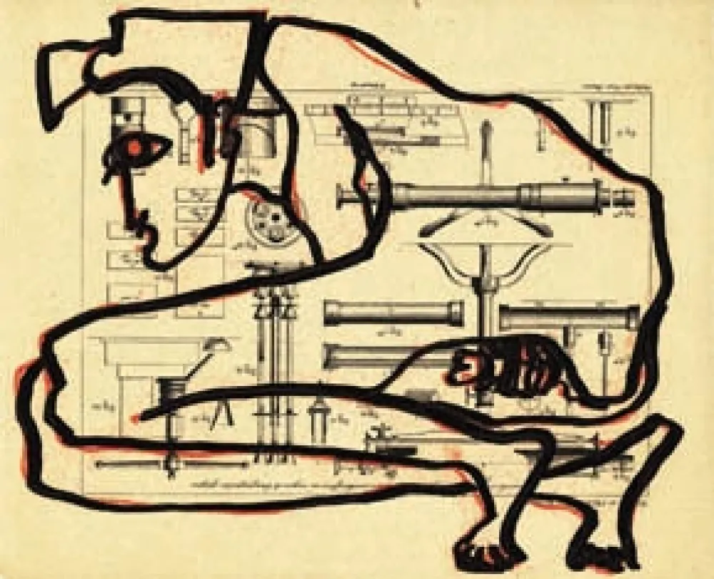 蚀刻版画 Rama - Idilli