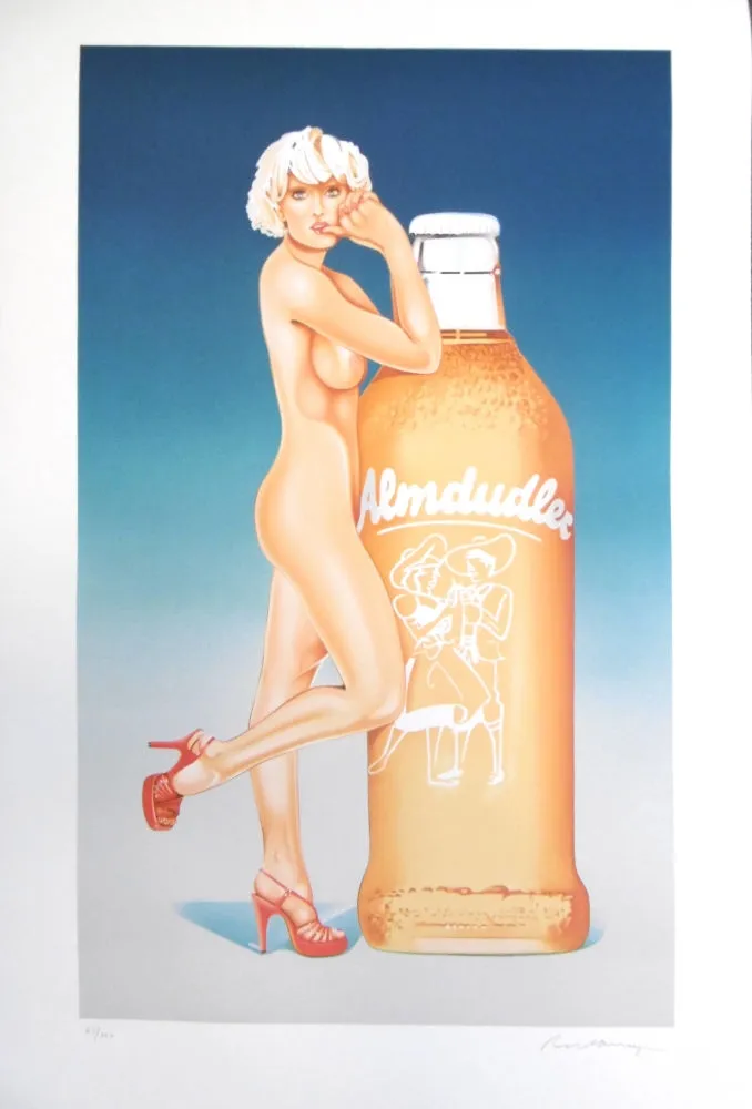石版画 Ramos - Almdudler's Fabulous Blond