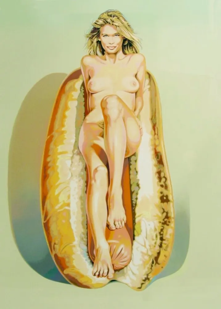 石版画 Ramos - Doggie Dinah