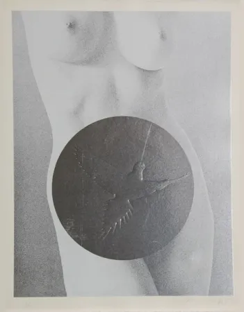 石版画 Ramos - Dove Tale