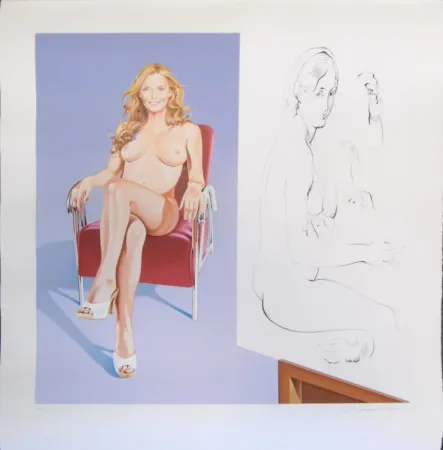 石版画 Ramos - Drawing Lesson