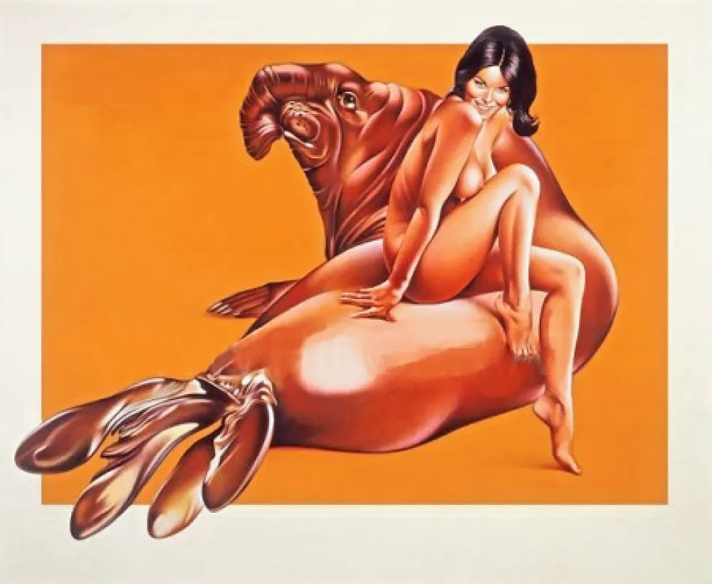 石版画 Ramos - Elephant Seal