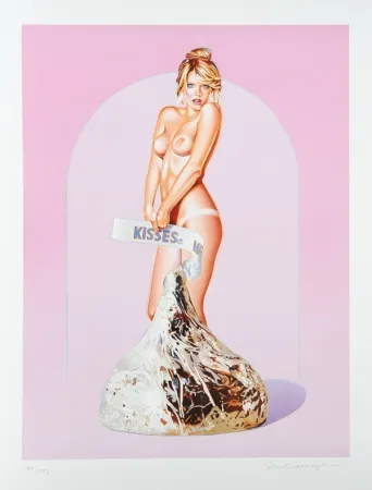 石版画 Ramos - Miss Kiss