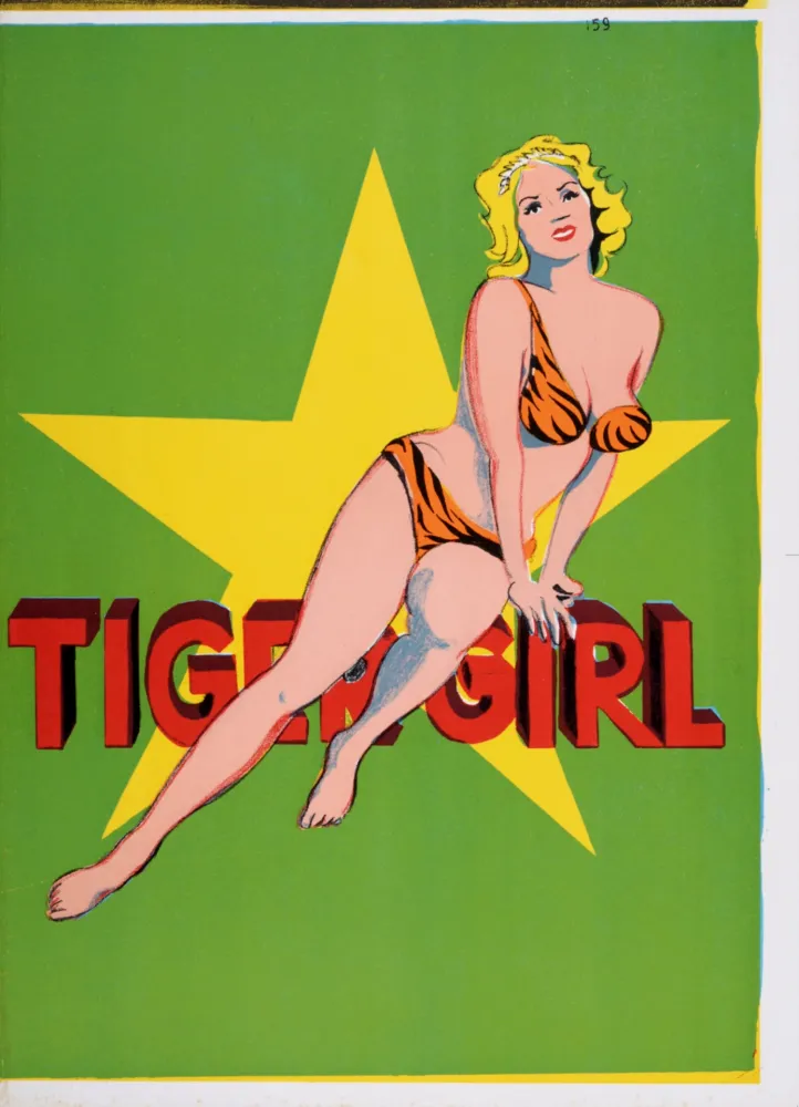 石版画 Ramos - Tiger Girl, 1964