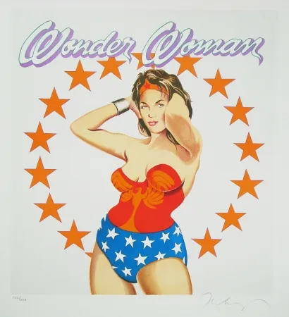 石版画 Ramos - Wonder woman