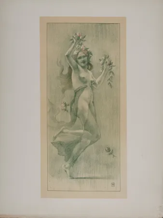石版画 Rassenfosse - Danse, 1897