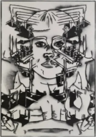 石版画 Ratcliff - No wonder nobody will play with you if you insist on being white all the time 