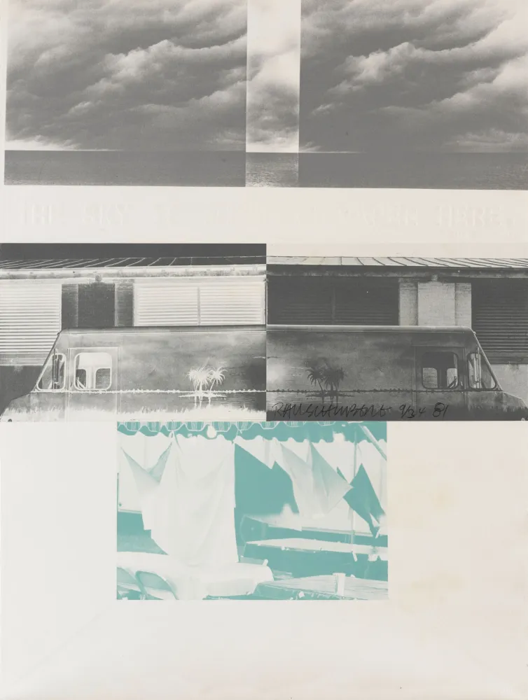 石版画 Rauschenberg - American Pewter with Burroughs I