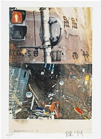石版画 Rauschenberg - Bulkhead (Day Lights)