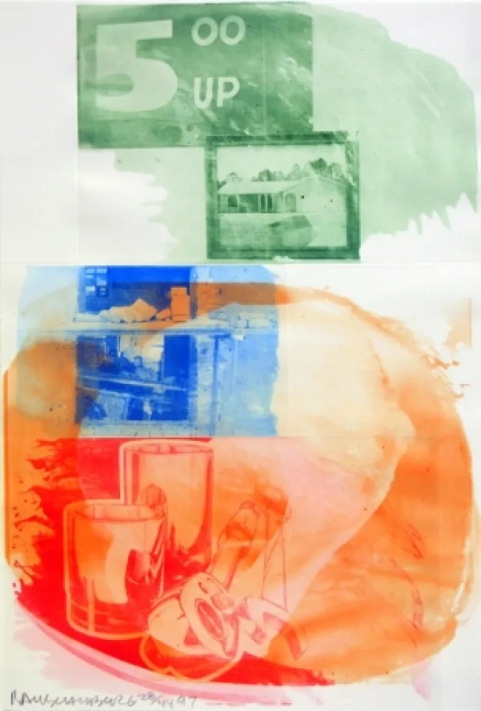 凹版印刷 Rauschenberg - Collateral, from Ground Rules