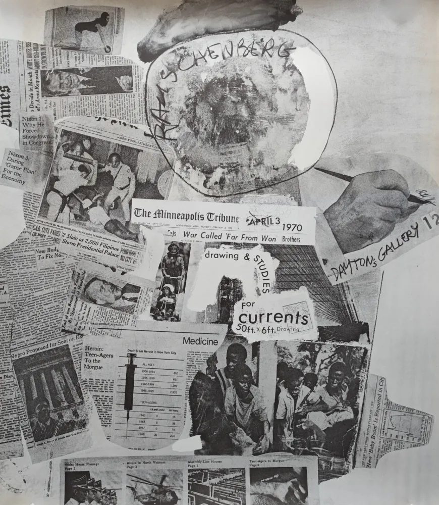 石版画 Rauschenberg - Dayton's Gallery 12, 1970.  