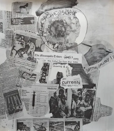 石版画 Rauschenberg - Dayton's Gallery 12, 1970.  