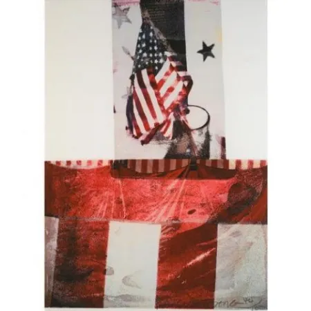 石版画 Rauschenberg - Edward Kennedy Campaign