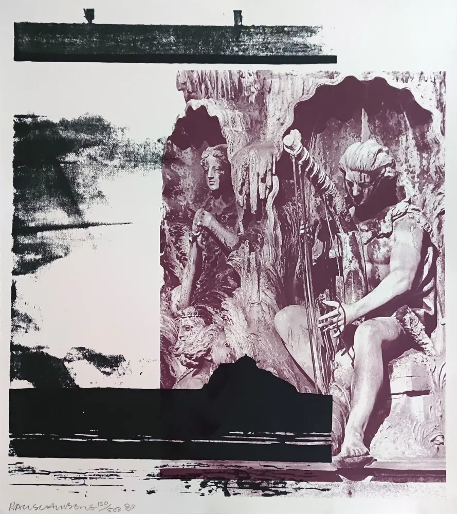 石版画 Rauschenberg - Harp