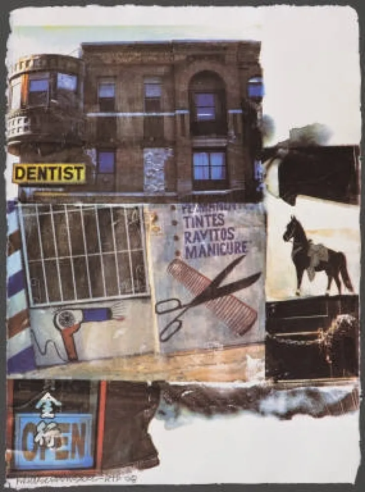 丝网印刷 Rauschenberg - L.A. Uncovered #10