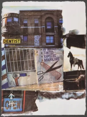 丝网印刷 Rauschenberg - L.A. Uncovered #10