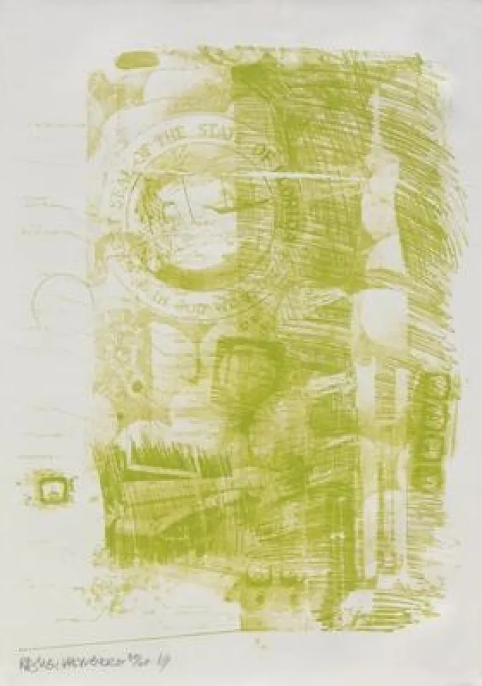 石版画 Rauschenberg - Marsh