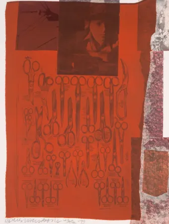 胶版印刷 Rauschenberg - More Distant Visible Part of the Sea, from Suite of Nine Prints